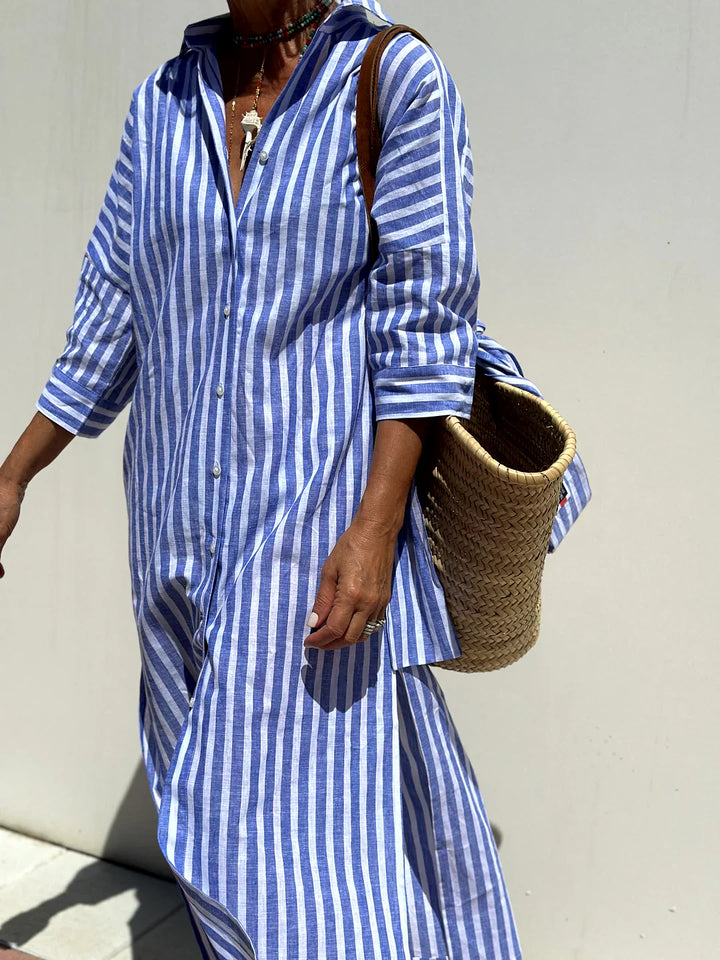 ELLE - STRIPED DRESS SHIRT