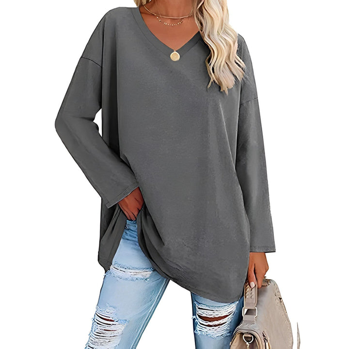 Alicia™ - Relaxed V-Neck Sweater