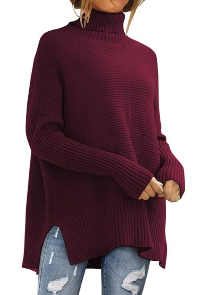 Elisse™ - Casual Turtleneck Pullover